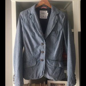 Striped Cotton Blazer